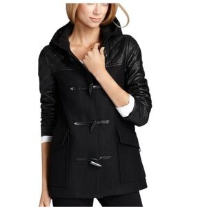 THEORY Black Marimba Wool & Lamb Leather S